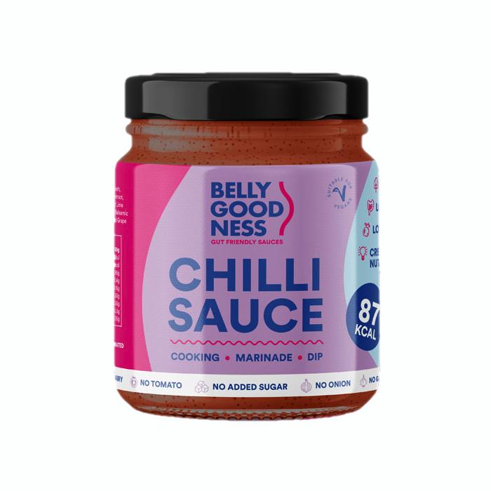 A jar of Bellygoodness chilli sauce